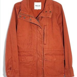 Madewell Utility Jacket Rust Color Size XS – Excellent Quality